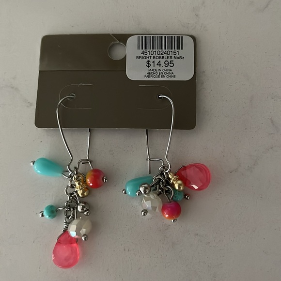 Chico’s NWT Lightweight Beaded Earrings - Picture 3 of 4